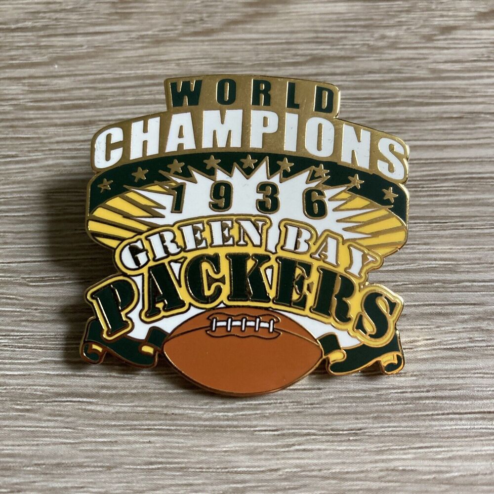1936 GREEN BAY PACKERS WORLD CHAMPIONS PIN Willabee Ward CHAMPIONSHIP COLLECTION